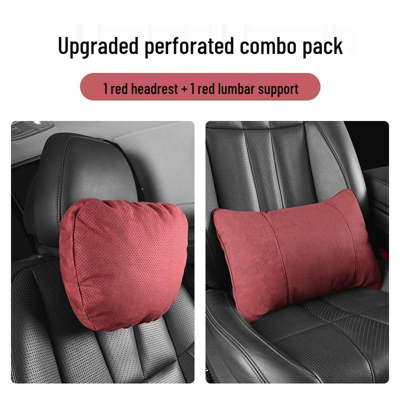 All-Season Soft Car Neck Pillow & Lumbar Support for Maybach