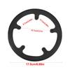 Chainring Guard Bike Chain Protector Guard Wrap Protector Frames 40 Teeth  5 Holes For All-Weather Trail Ride Cycling