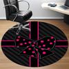 1pc Polka Dot Bow Chair Carpet for Office, Non-slip, Soft and Durable Office Rug for  Decoration, Perfect for Office Yy260105076
