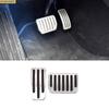 2 Pieces Aluminum Alloy Car Accelerator Gas Brake Pedal Clutch Pedal Car Accessories for Tesla Model 3 Y