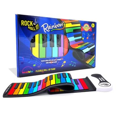 Magic Castle Portable Rainbow Roll Piano Giocattoli per bambini coreani