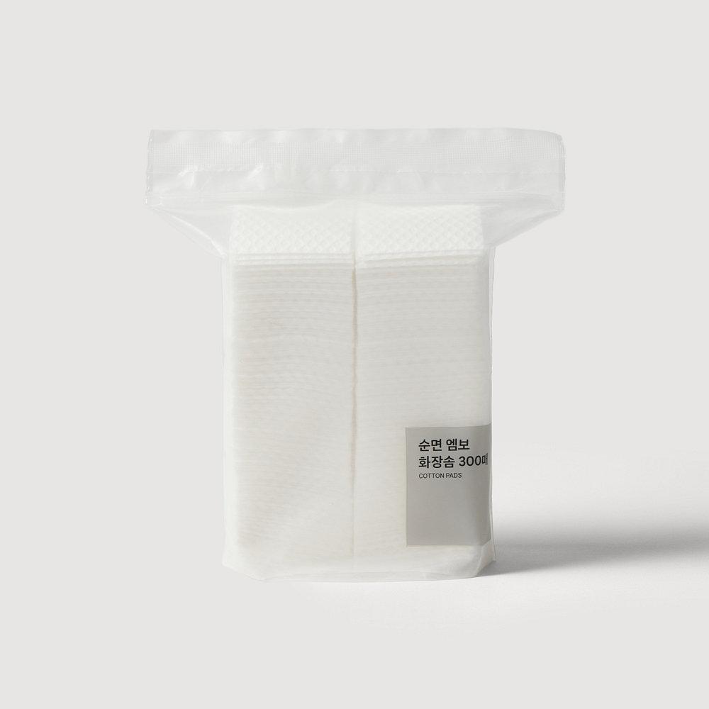 300 Pure Cotton Embossed Pads