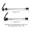 1 Pair 100/135mm Bicycle Quick Release Skewer High Strength Easy Installation Quick Release Axle Aluminum Alloy