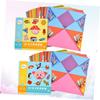 STOBOK Origami 2 Colorful Handmade Origami Inch for Animals and DIY Craft Supplies Paper, Sets, Paper, 5.51 Square, Lifestyle, Kids'
