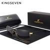 Kingseven Men Driving Square Frame Sun Glasses Male Classic Unisex Goggles Eyewear