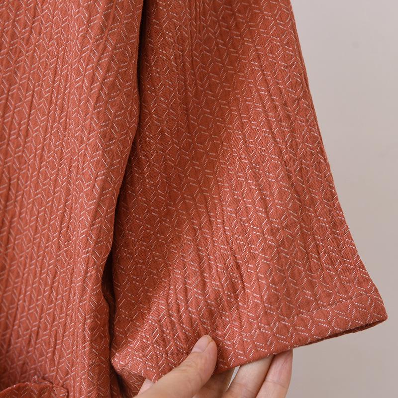 Unisex Japanese Kimono Cotton Gauze Yukata: Spring/Summer Lightweight Couple Home Wear Set