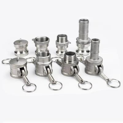 Stainless Steel Quick Connect Fitting Thread Adapter for Water Oil Pump Pipe Systems