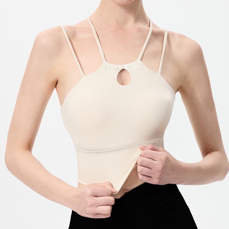 Women's Shockproof, Breathable Sports Bra with Criss-Cross Straps and Quick-Dry Cloud Feel - Water Drop Series