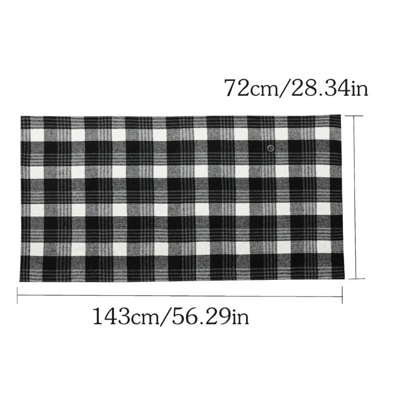 Travel Heated Scarf Wrap 3 Adjustable Heat Levels USB Powered Polyester Shawl Fast Heating For Indoor Outdoor Use