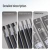 Deli 0.5mm Black Retractable Gel Pen Refills