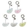 Delicate Acrylic Angel Wing Star Key Ring For Women Keys Organization Inspirational Pocket Charm Sentimental Present