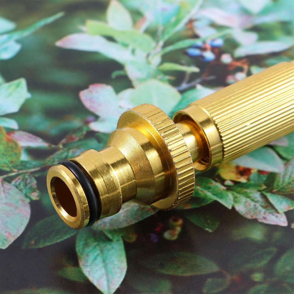 Irrigation Adjustable High Pressure Brass Spray Nozzle Sprinkler Garden Tool Water