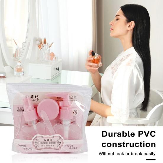 

1 комплект, 15 мл, дозирующие флаконы, прозрачные многоразовые, герметичные, для путешествий, мини-флакон для духов, шприцевые флаконы, распылительные флаконы, пресс-тип, кремовая жидкость