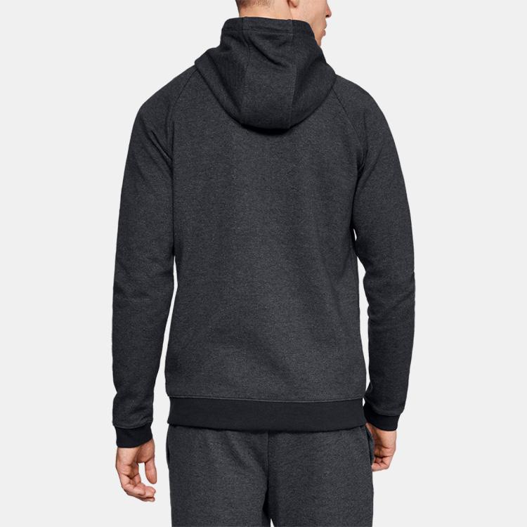 Under Armour Double-Knit Logo Hooded Jacket Men outerwear Black 1320722-001