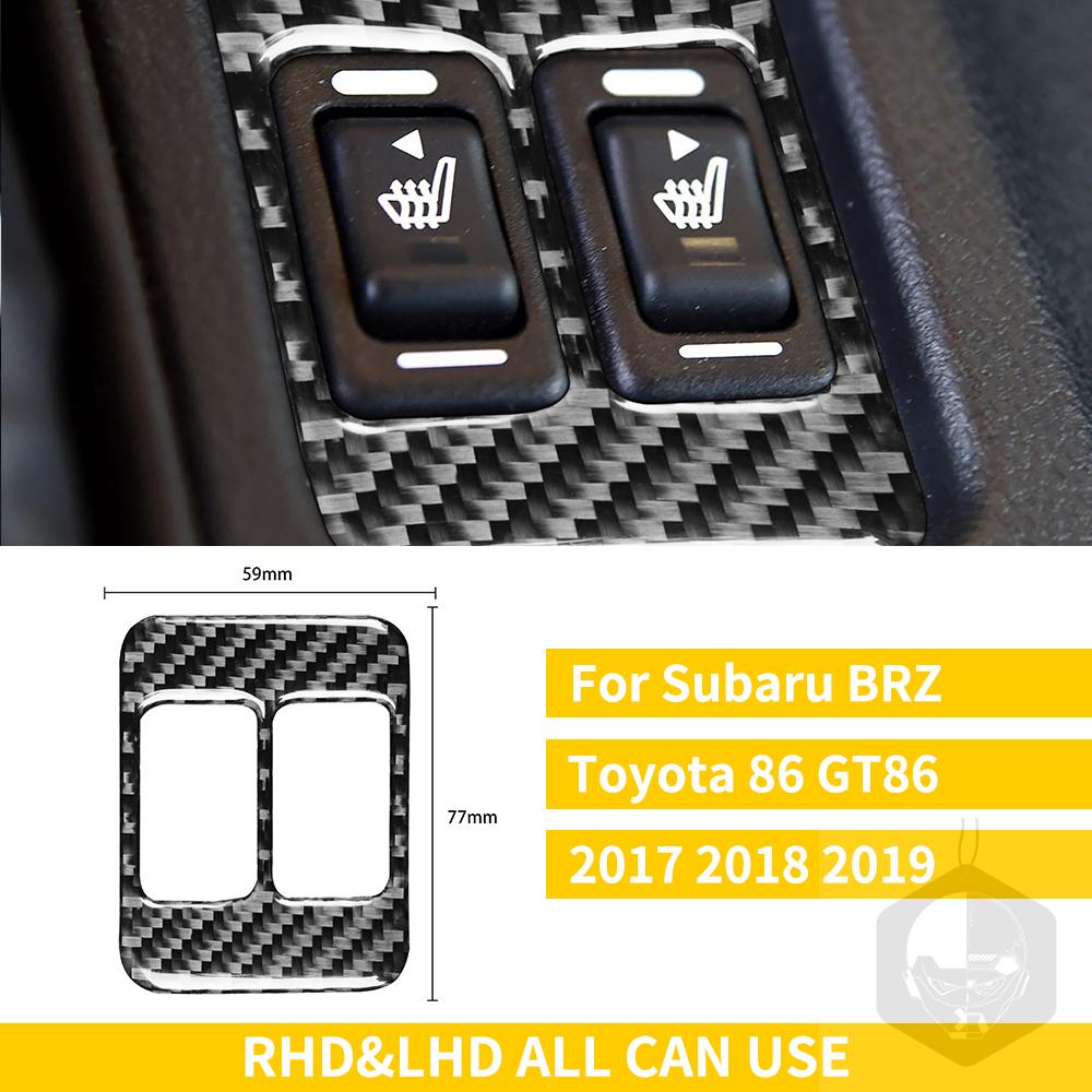 Pro Subaru BRZ Toyota 86 GT86 2017 2018 2019 Carbon Fiber Car příslušenství Držák řadicí páky Obložení klimatizace