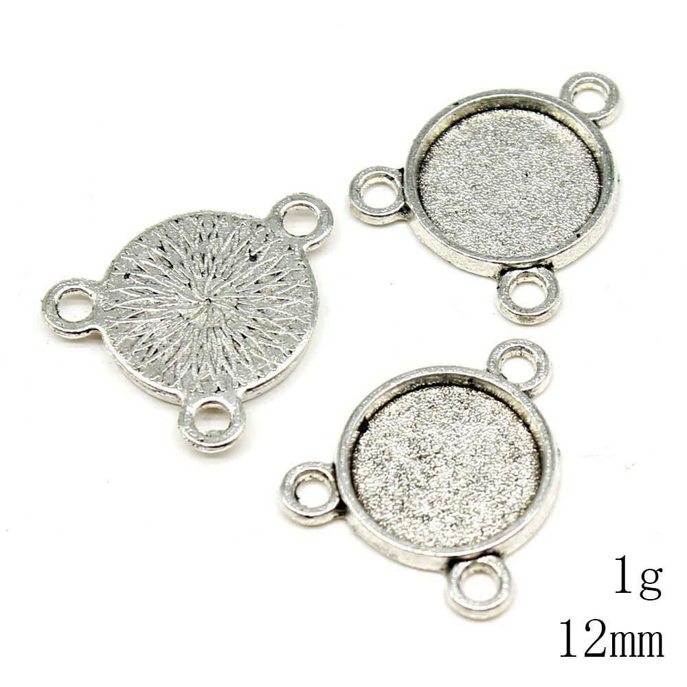 NewArrivals Accessories Jewelry Three-Hole Multi Size Glass Cabochon Base Setting Tray Accessories Parts Souvenir Men's Accessories