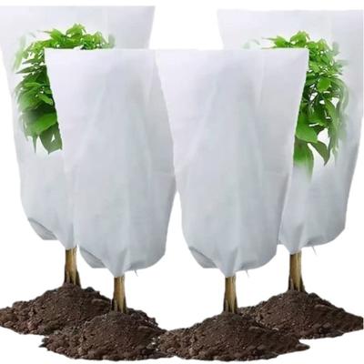 Copertura per piante, antigelo, antigelo per alberi invernali, copertura antigelo per giardino, cortile, piante, antifreddo, tessuto non tessuto, con coulisse, cerniera, dimensioni multiple