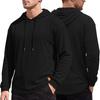 Men's Color Hooded Sweatshirt Casual Winter Pullover