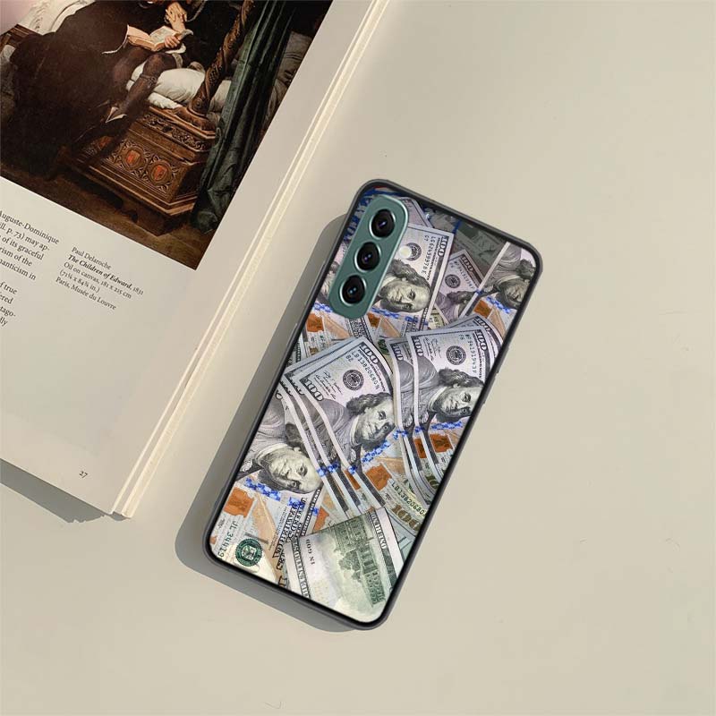 Banknote Dollar Cash Money Phone Case For Samsung Galaxy A02S A03S A12 A22 A32 A42 A52S A72 A16 A26 A36 A56 A13 A23 A33 A53 A73