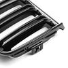 Car Grille Grill Front Kidney Gloss Black Double Slat Hood Grille For BMW E90 E91 Pre-Facelift 2005 2006 2007 2008 Racing Grills