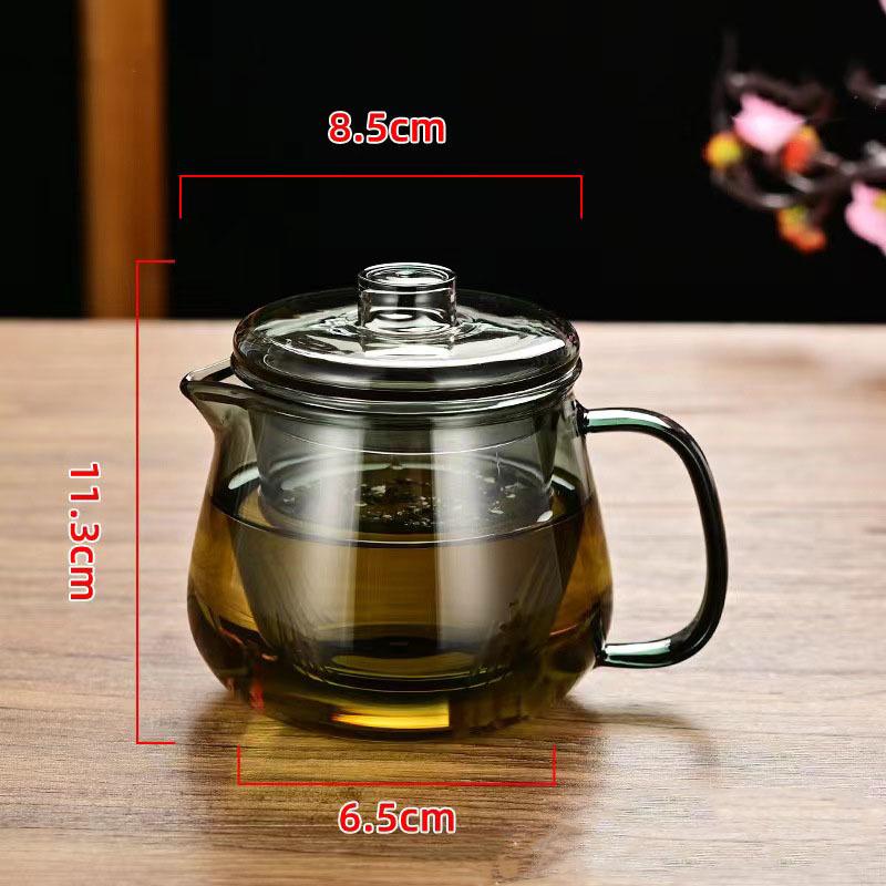 480/600ML Penguin Shape Glass Teapot With Tea Strainer Infuser Tea Ceremony Kung fu Tea Pot Tea Set Tea Maker
