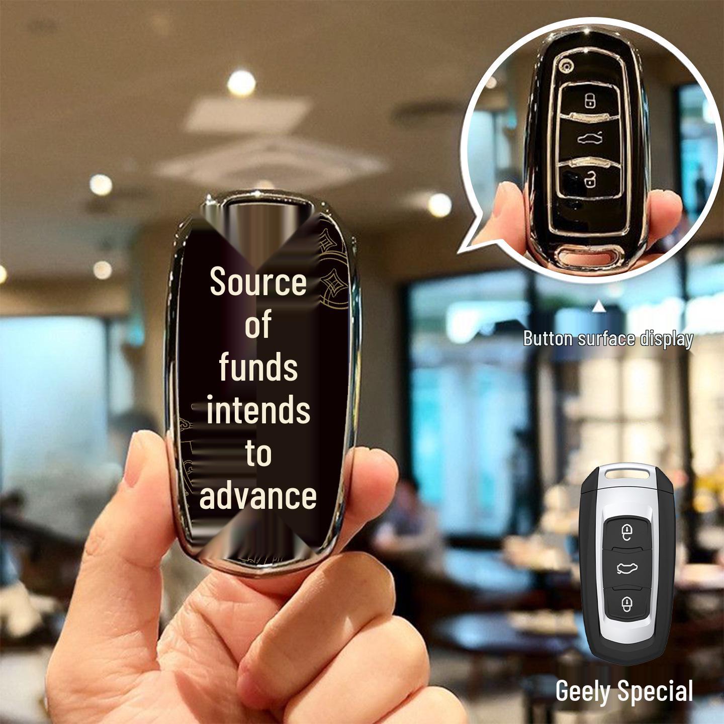 Key Case for Geely Boyue, Emgrand Jiaji, Borui, Xingrui, Xingyue L, Binyue, Binrui