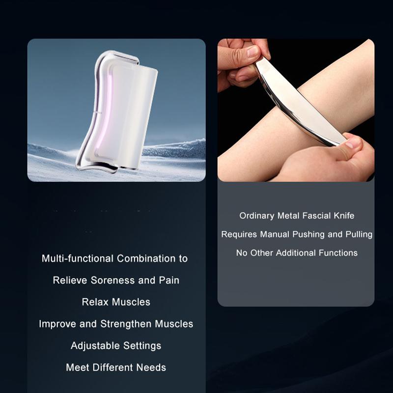 Vibration Body Massager Electric Fascia Knife Muscle Relaxation Body Lifting Hyperblade Neck Massage Blade Tool
