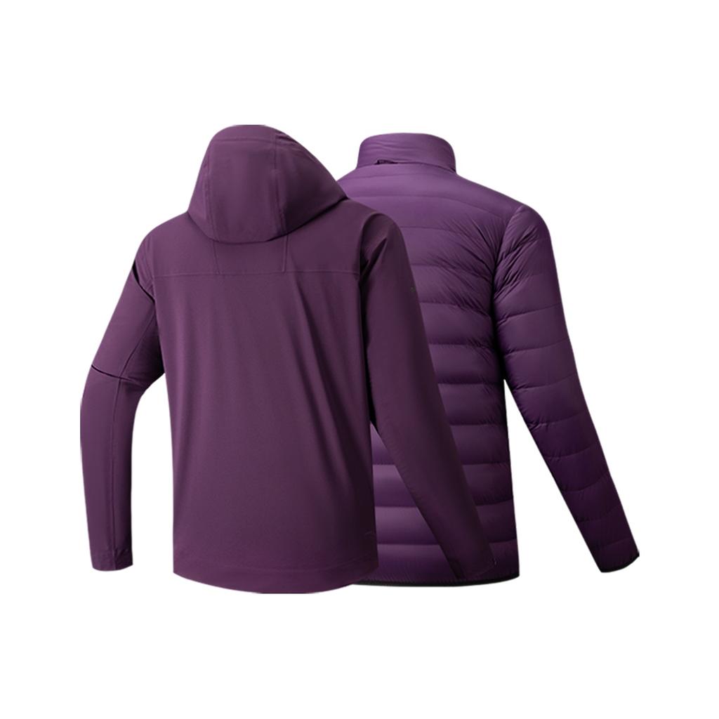Anta Outdoor Series Comfortable Fashion Waterproof Windproof Jacket Two-Piece Set Men Jackets 952546603-4