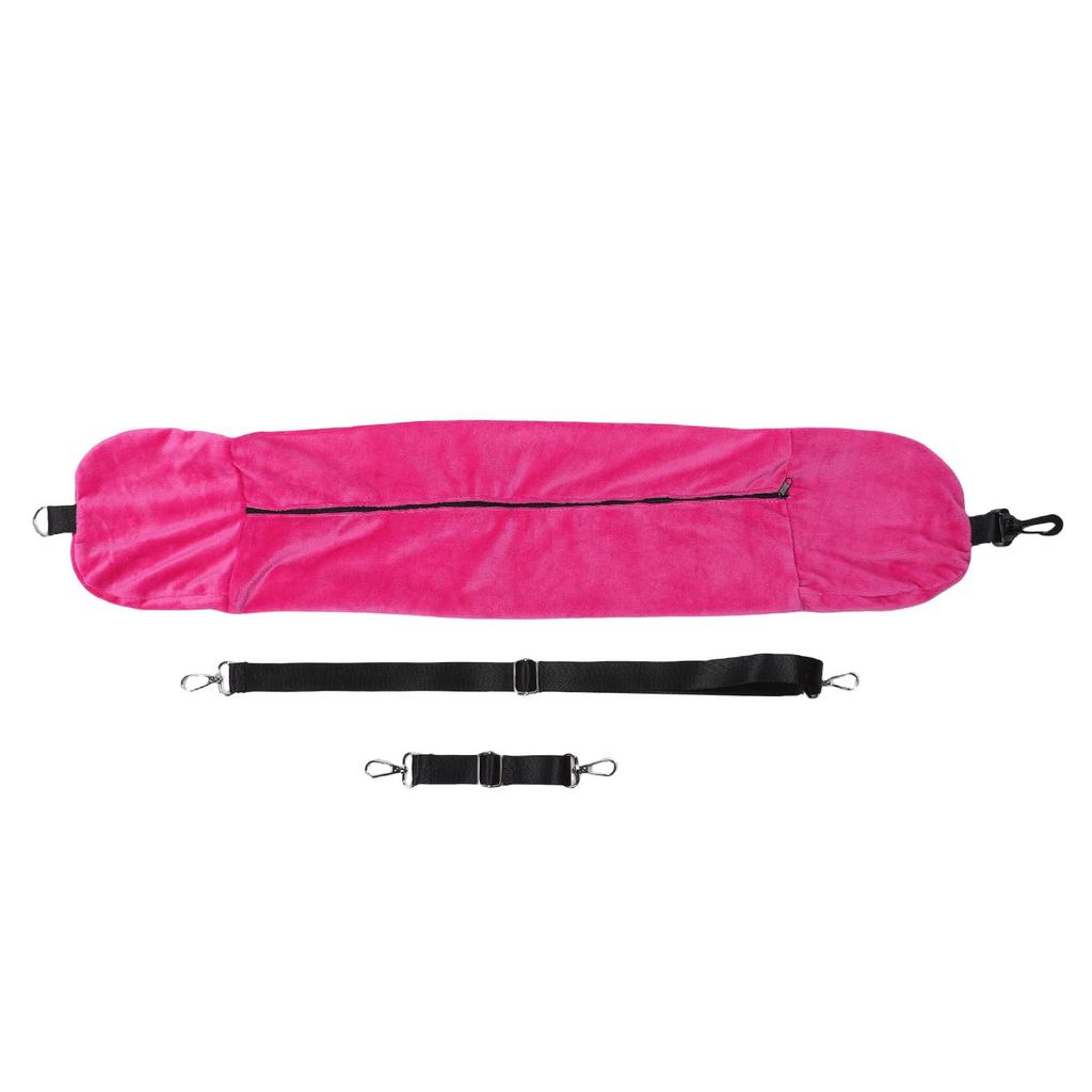 Stuffable Neck Pillow Multifunctional U Shape Comfortable Detachable Portable Neck Pillow Storage Bag for Travel Rose