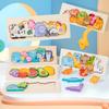 Non-Toxic Baby Toy Wooden Jigsaw Puzzle Creative 3D Puzzle For Children'S Intelligence Development Ealy Educational Toy For Kids Gift