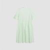 broadcast Women's Artistic Pleated Short-Sleeve Midi Dress