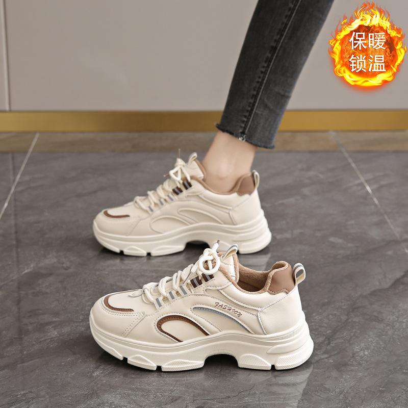 

Наступи на дерьмо хлопковые туфли папины кроссовки женские осень 2024 новые популярные для ноги маленький размер 34 студенческие беговые спортивные туфли 40