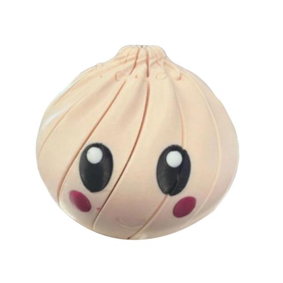 3D Printed Spiral Dumpling Slippery Steamed Toy Articulated Bun