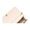 Michael Kors Jet Set Logo Print Faux Leather Shoulder Bag Medium Women's Light Beige