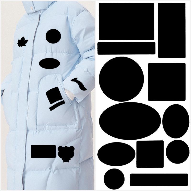 Universal Black Self-Adhesive Fabric Repair Patch (2-Piece) -No-Cut Instant Fix For Down Jackets & Coats