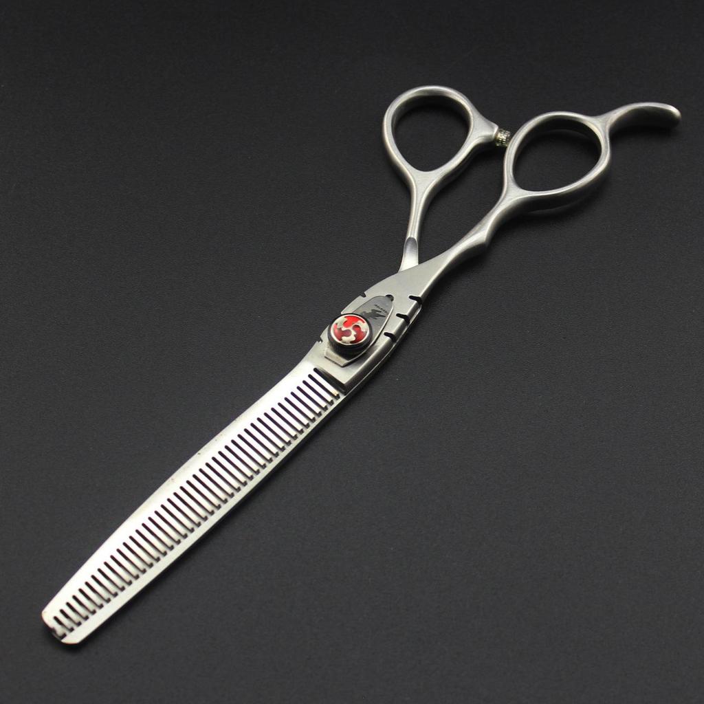 7" Matte Left-Handed Hairdressing & Thinning Scissors Set