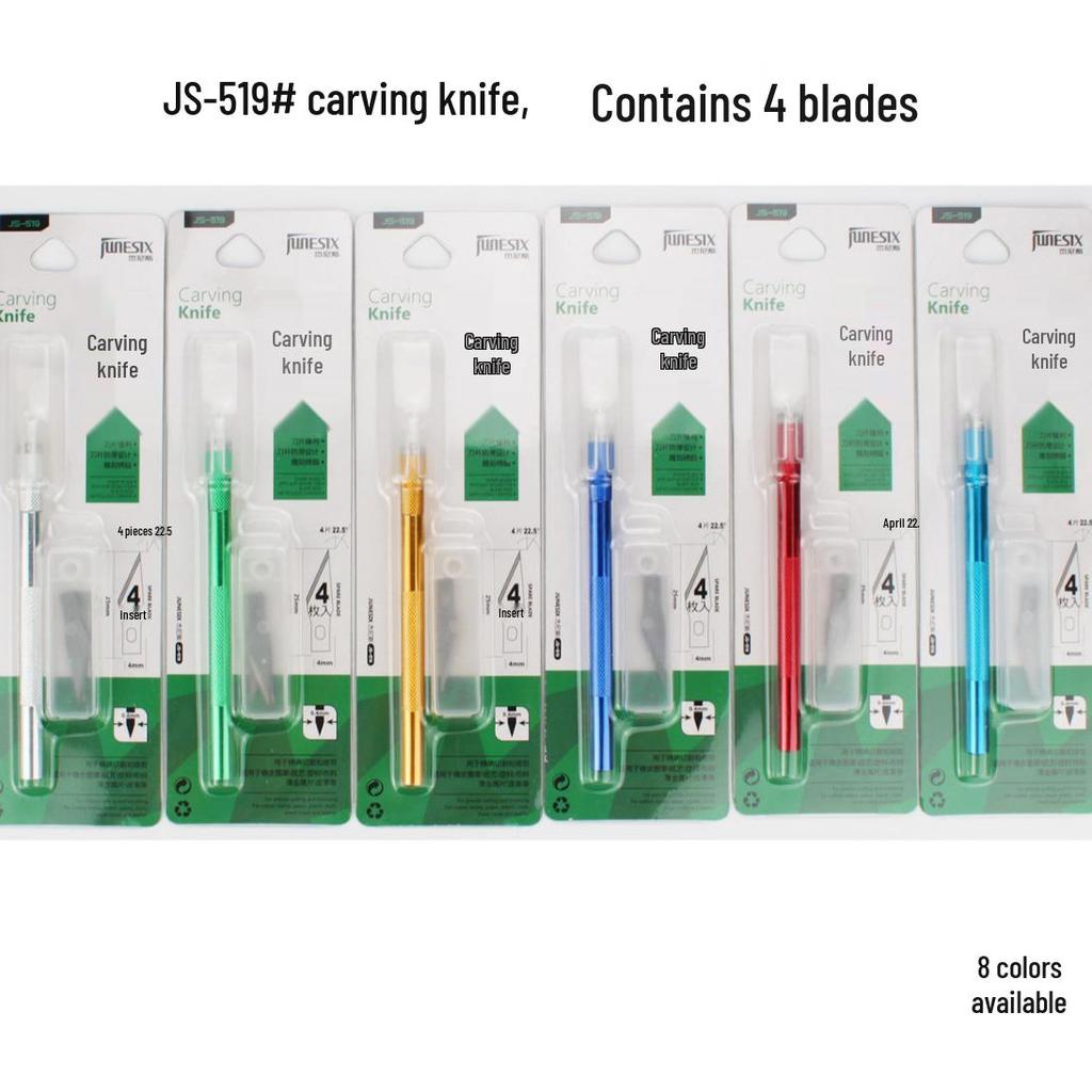 Colored Rubber Stamp Carving Knife DIY 519# - Mobile Screen Protector & Paper Cutter