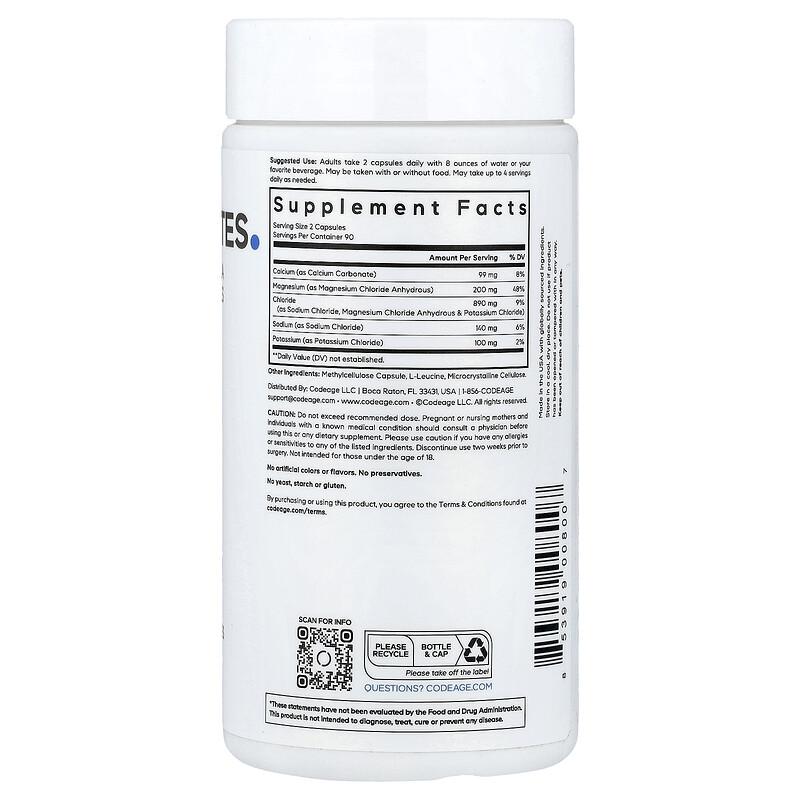 Keto Electrolytes, 180 Vegetable Capsules
