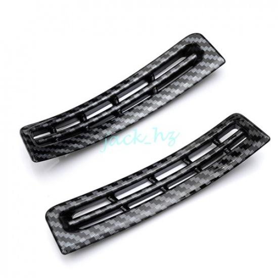 Carbon Fiber Interior A-Pillar Air Vent Cover Trims For -2025 Hyundai Tucson
