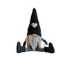 Christmas Decoration Knitted Faceless Plush Gnome Doll Hanging Leg Holding Coffee Doll Table Holiday Decor Home Daily Decoration