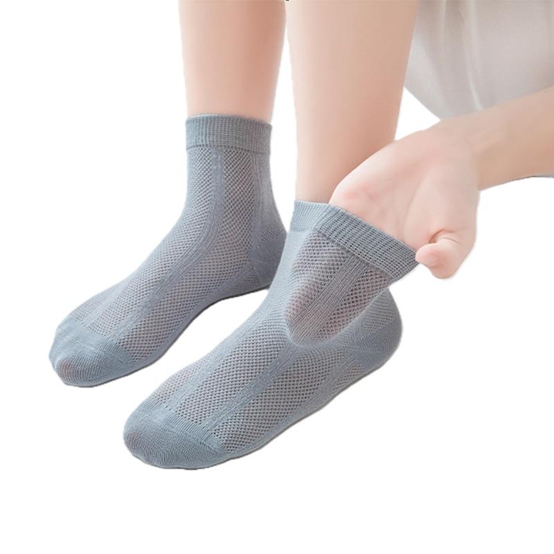 5 Pairs Women Socks Antibacterial Anti-odor Breathable Cotton Short Socks Summer Autumn Solid Color Women Socks