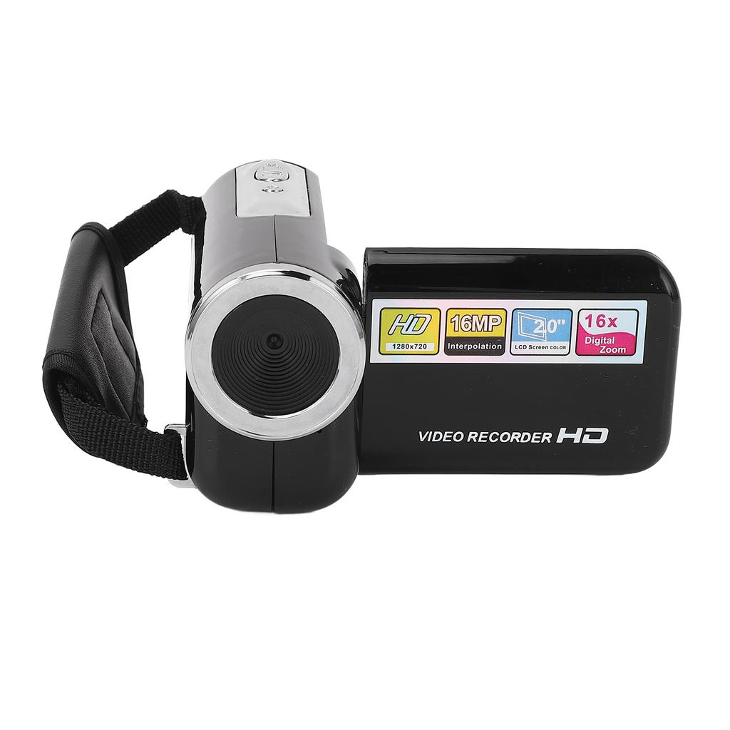 16MP 1080P Video Camera HD 16X Digital Zoom USB Digital Camera Video Recorder with 2 Inch Rotation Screen for Travel