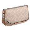 Coach Nolita 19 Signature Print Zipper Closure Coated Canvas Handheld Crossbody Shoulder Bag Small Women bags Sand Gray-Brown Multicolor CY236-SVXCU