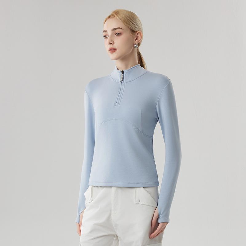 Women's Canary Jacket: Autumn/Winter Casual Cardigan, Stand-Up Collar, Windproof, Thickened, Warm Sports Top.