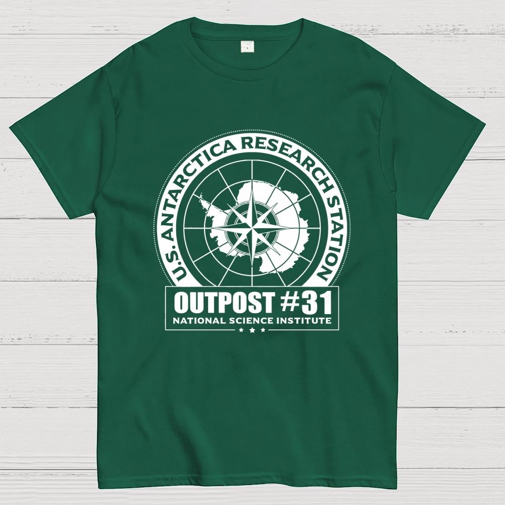 Outpost #31 Unisex 100% Cotton Summer Casual Cool Loose T-Shirt