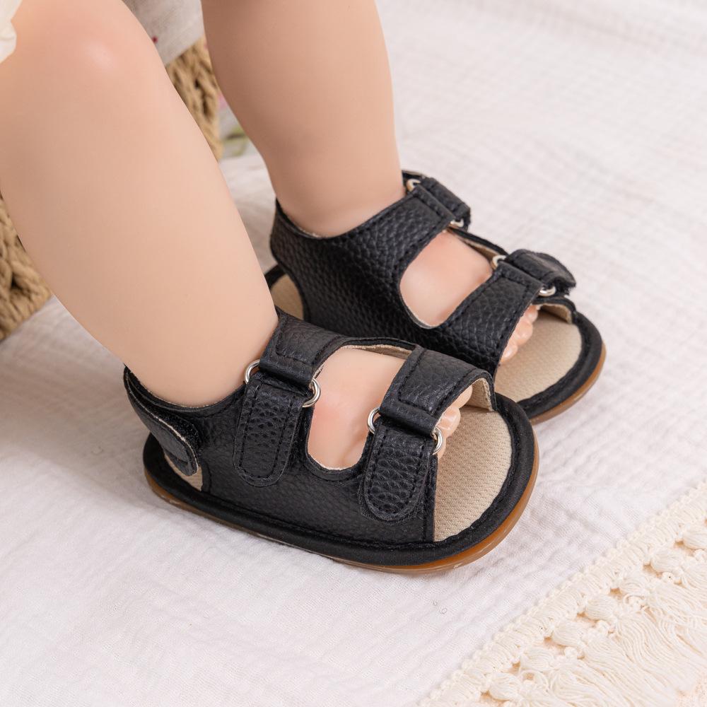 2025 Summer Casual Soft Sole PU Sandals with Velcro for Baby Boys & Girls - Breathable Toddler Shoes