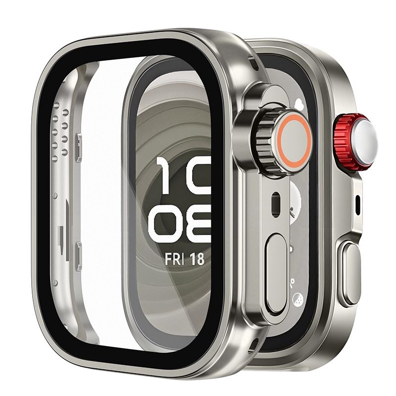 Cover For Huawei watch Fit 4 Pro Screen Protector Bumper Frame Tempered Glass+PC Change To Ultra Case For huawei watch fit 3 4