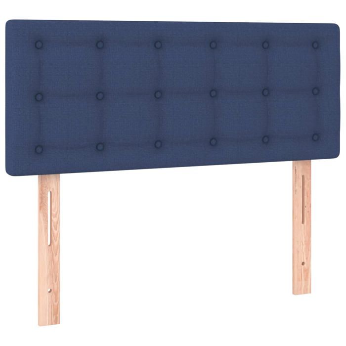 Exclusive House - Blue LED Headboard 100x5x78/88 Cm Fabric