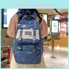 Stylish High Capacity Unisex Backpack For School Outdoor Travel Comfortable Nylon Design