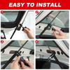 Black Car Engine Hood Lifting Rod Fixing Anti-slip Tool For Nissan Juke 2011-19